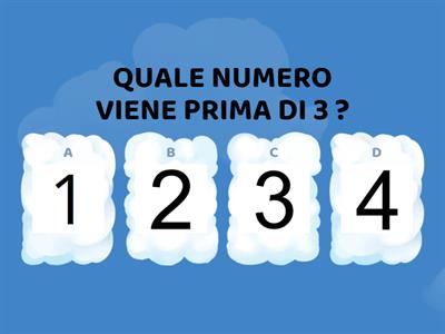 QUALE NUMERO VIENE PRIMA DI  ... ? PRECEDENTE