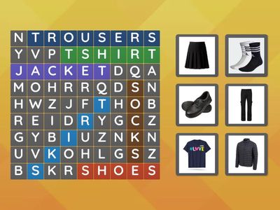  Kid's Box 1 wordsearch