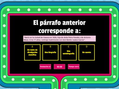 ¿Qué tanto sabes de...? Español 6° (Trimestre I)