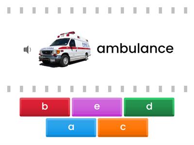  A-E Upper and lower case: find the match