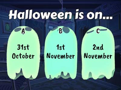 Halloween Reading Multiple Choice