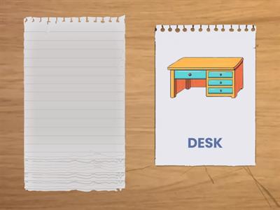 SD 1 - English - Speaking Cards -Classroom