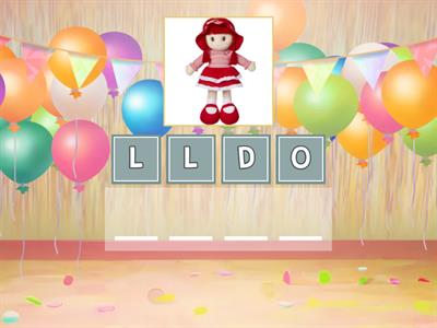 GO FAR 1. UNIT 4. TOYS anagrams