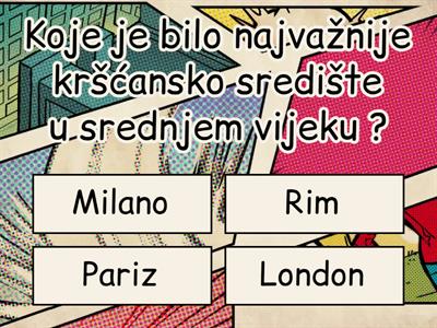 Povijest 6.razred. Crkva u srednjem i ranom vijeku.