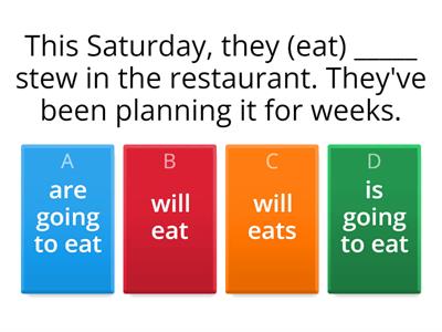  Will vs. Going to (Predictions vs Plans)