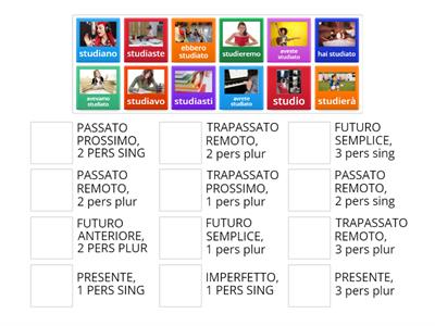 VERBO STUDIARE: MODO INDICATIVO
