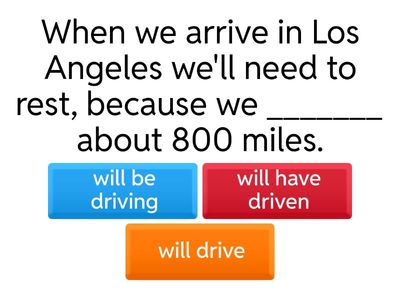 Future Continuous, Future Perfect