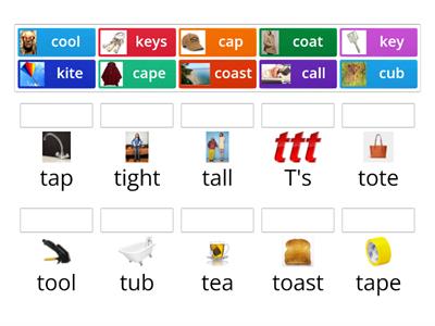 /k t/ minimal pairs