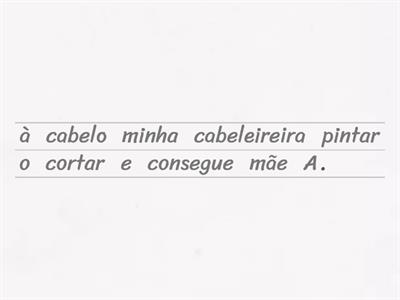 Será que as palavras estão no sítio certo? 12