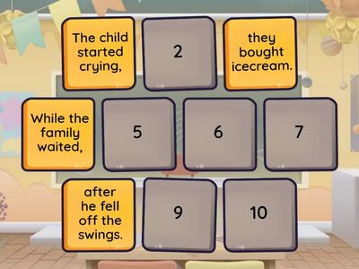 Match the independent clause to the dependent clause 