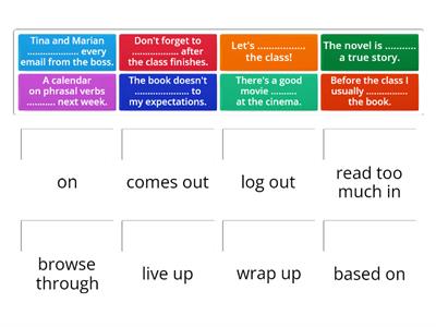 Phrasal verbs-culture&media