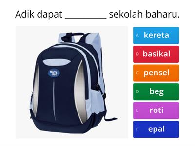 Bahasa Melayu Darjah 1(Sila rujuk gambar untuk jawapan)