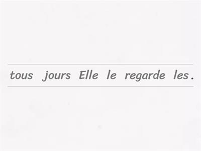 Direct Object Pronouns p71H