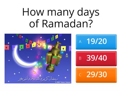 Ramadan (6th grade)