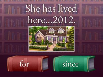 Present Perfect "for, since, yet"