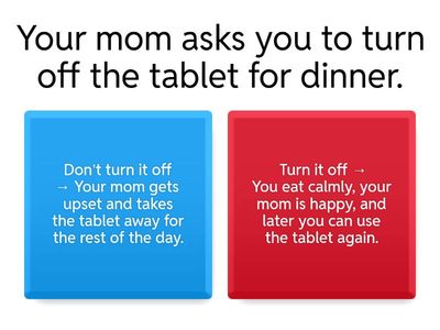 Decisions and consequences 