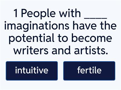 Fertile imagination