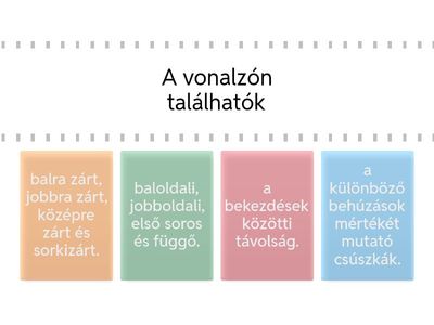 Bekezdésformázás - fogalmak