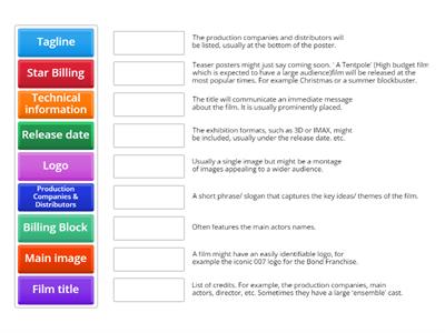 Match them up - Codes & Conventions - Magazine Covers