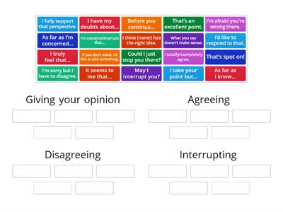 Language for taking part in a panel (ESL Brains Lesson)