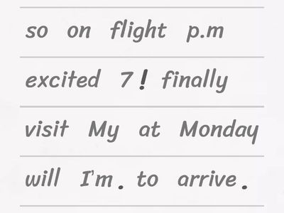 B1- LETTER - A FRIEND PICK YOU UP AT THE AIRPORT