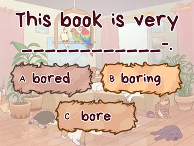 -ED - ING ENDING - ADJECTIVES - INI5111