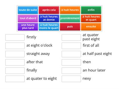 Y9 - Sequencing Words