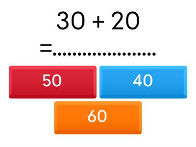  جمع  العشرات
