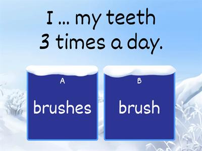 Activity 1 PRESENT SIMPLE TENSE