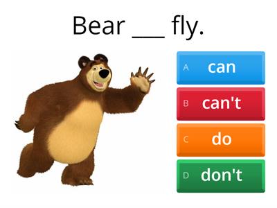 Копия на Английский язык - глагол can/can't