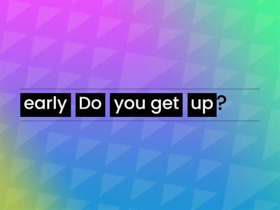 EF elementary - 3C - Present Simple questions