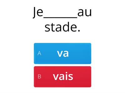  FRANCESE: CONIUGA IL VERBO ALLER- " andare"