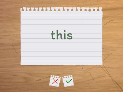 11月一甲英語單字活動