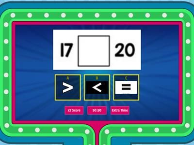 Greater than / Less than