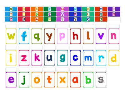 Alphabet Matching A-Z #my_teaching_stuff