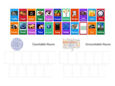 Countable and Uncountable Nouns (Optimise A2)
