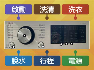 滾筒洗衣機按鍵連一連1