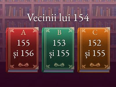 Adunări și scăderi simple, fără trecere peste ordin, vecinii numerelor