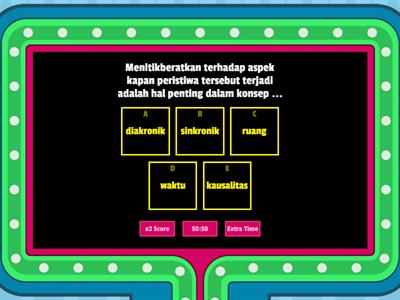 QUIZ CARA BERPIKIR DIAKRONIS DAN SINKRONIS