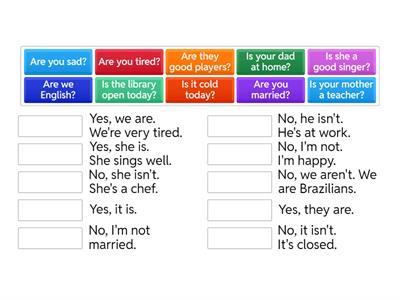 QUESTIONS AND ANSWERS - TO BE