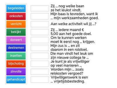 Thema 6 - taak 2 - woorden (Link A2-B1)