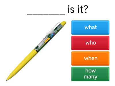  Unit 28 What/ Where/ Who /How many