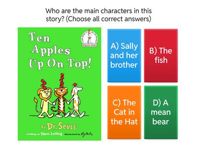 The Cat In The Hat: Comprehension