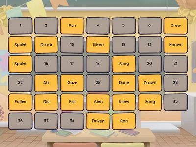 Verbos Past simple y V3