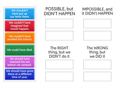 Regrets 2 (Could have & Should have)