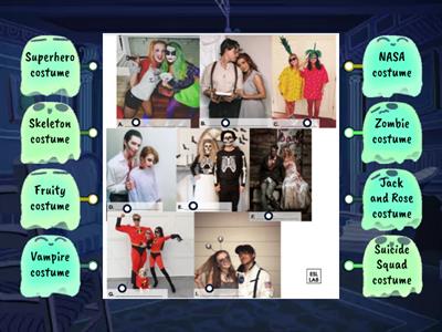Halloween costumes (ESL LAB)