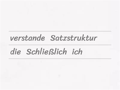 Trennbare, untrennbare verben und Adverbien