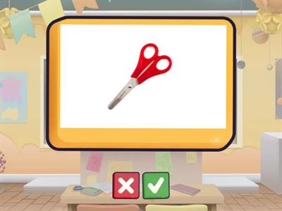  Classroom objects and school supplies