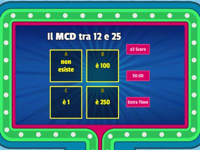 Fattorizzazione, mcm e MCD