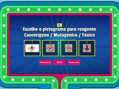 Laboratório Segurança: Pictogramas de perigo em reagentes (edição MM)